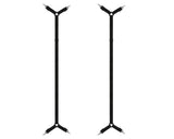 Sheet Straps 2 Pieces Mattress Sheet Holder Straps for Queen/King Size Bed Suspenders Twin XL Adjustable Elastic Bands and Corner Clips