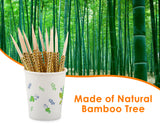 Candy Apple Sticks 36 Pieces Bling Candy Apple Bamboo Skewers with Rhinestones Diamond Mesh Wrap for Fruit Treats, Pop Bar, Dessert Table, Tea Party and Birthday Wedding