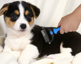 DS. DISTINCTIVE STYLE  Undercoat Rake for Dogs and Metal Dog Comb Dog Grooming Brush Cat Deshedder Double Sided Pets Deshedding Tool