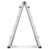 Ladders for Home Multi-Position 14 Ft Folding Extension Ladder A Frame Aluminum Step Adjustable Ladder