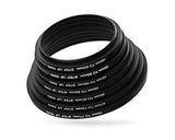 7 Pcs Camera Lens Filter Adapter Metal Stepping Rings Step Up 49-77mm