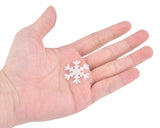 100 Pcs Fluorescent Wall Stickers Glow in the Dark Snowflakes Stickers