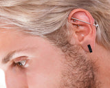 4 Pairs Titanium steel Non-Pierced Clip On Earrings