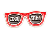 5 Pieces Metal Lapel Pin Badge - Shiny Series