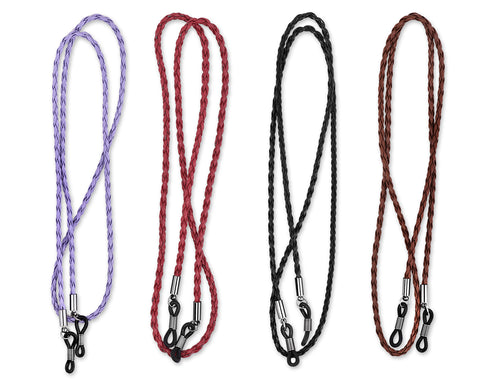 Play Bling Sunglasses Strap  4 pieces PU Leather Eyewear Retainer