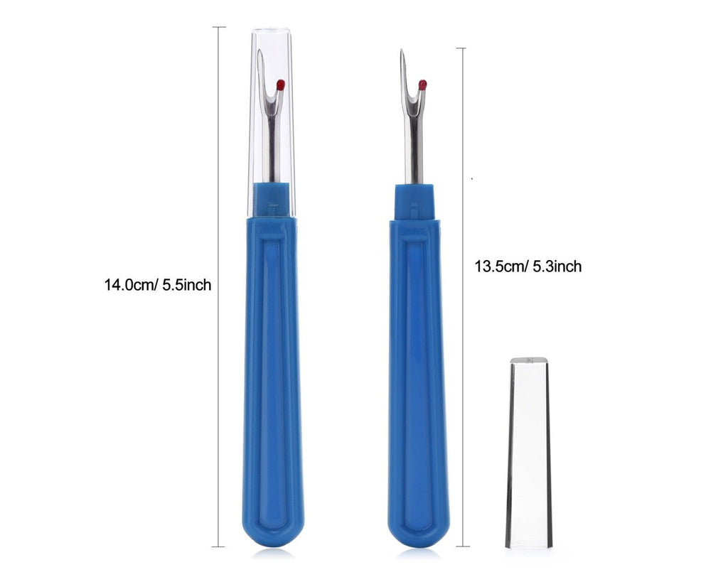 Seam Rippers with Plastic Cover 12 Pieces Large Sewing Ripper - Blue