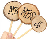 Wedding Cake Topper 3 Pieces Mr & Mrs Cake Decoration for Wedding Cakes