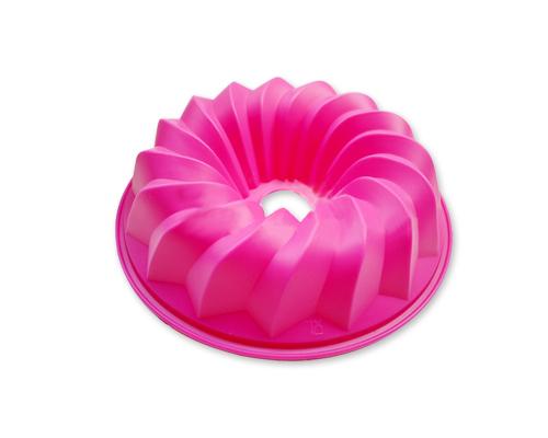 8.6 inches Bundt Pan Silicone Baking Mold - Magenta