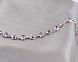 Little Star Purple Crystal Bracelet