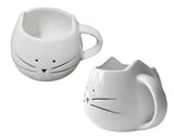 300ml Cat Face Couple Coffee Mug