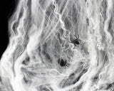 5 Pcs Halloween Decoration Banner+ 1 Pc Spider Web Cobweb and 2 Spiders