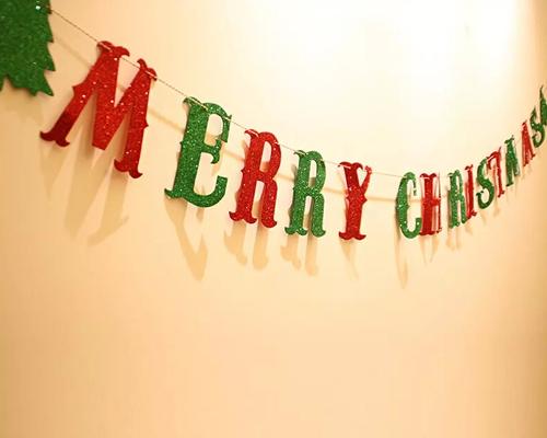 10' Party Decoration Accessory EVA Glitter Banner