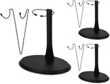 1/6 Scale Action Figure Display Stand 5 Sets (U and C Clips) for 12 Inch Action Figure, Adjustable Height (5 to 8 Inches)