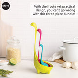 Nessie Kitchen Utensil Set - Blue 3-Piece