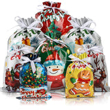 Christmas Gift Bags Drawstring 20PCS Assorted