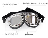 Cosplay Goggles Steampunk Motorcycle Goggles Costume Retro Pilot Style Goggles