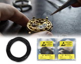 O Ring Watch Gasket 950 Pieces 0.6 mm Thickness Assorted Sizes 12 mm to 30 mm