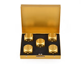 Aluminum Dice 5 Pieces 16mm Alloy Dice with Case