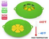 Spill Stopper Lid Cover 11 Inch Boil Over Silicone Lids for Pans Pots