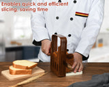 Bread Slicer for Homemade Bread 4 Slice Thickness Bread Cutting Guide Plastic Foldable Compact Sandwich Loaf Slicer