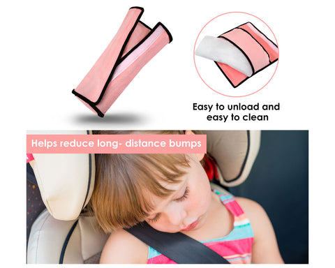 Seat Belt Cover Pad for Kids 2 Pieces Seatbelt Pillow