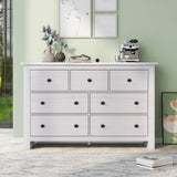 Chest of Drawers Bedroom Furniture 89 cm Tall 7 Drawer Wooden Storage Drawers