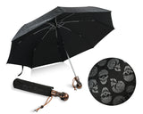 UV Umbrella Folding Umbrella Automatic Open and Close Skull Gothic Umbrella
