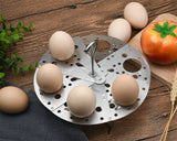 Egg Steamer Rack 304 Stainless Steel Extendable Steamer Trays with Removable Handle