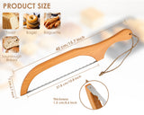 Bread Bow Knife 16-In Sourdough Bread Slicer Right Handed Fiddle Bow Bread Saw