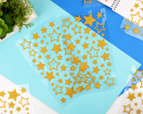 Gold Star Stickers 10 Sheets 420 Pieces Self Adhesive Glitter Star Sticker