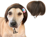 Dog Wig for Small and Medium Breeds Trimmable Pet Costume Accessories Cat Cosplay Prop