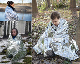 4 Pack Emergency Blanket, Thermal Blanket for Survival, Emergency Supplies Space Blanket Perfect