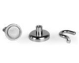 4 Pieces 25mm Neodymium Magnetic Hooks