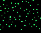 100 Pieces Luminous Star Shaped Wall Stickers for Bedroom Decoration