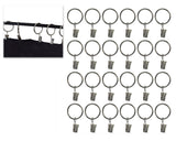 24 Pieces 1-1/4'' Curtain Clip Rings