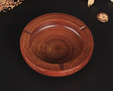 Round Wooden Cigarette Ashtray