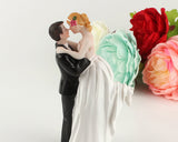 Bride and Groom Cake Topper Cake Figurine for Wedding Cake Decoration