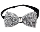 Luxurious Shinning Wedding Bow Tie for Men Set of 2