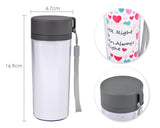 Personalized Plastic Double Walled Water Bottle 300ml