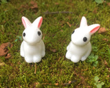 10 Pieces Rabbit Figurines for Garden, Party Decorations