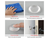 Door Knob Wall Protector 6 Pieces Rubber Refrigerator Handle Bumper