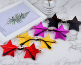 Star Sunglasses Set of 2 Fun Pentagram Disco Glasses