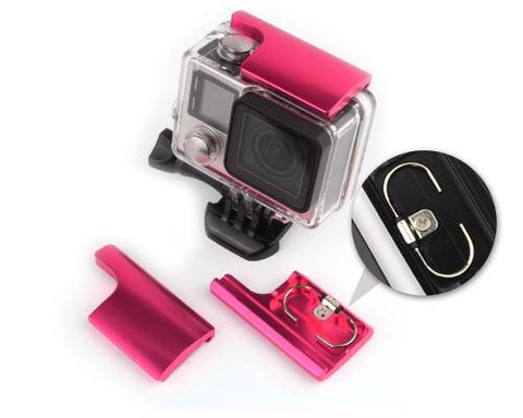 GoPro Replacement Rear Snap Latch Housing Lock for Hero 3+/4 - Magenta