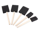 Sponge Painting Brush 20 Pieces Foam Brushes Set - Black