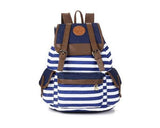 Sailor Stripes Drawstring Rucksack - Blue