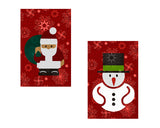 Warm Winter Snowman with Red Hat Designer Phone Cases