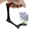 GoPro Aluminum Foldable Stabilizer Grip Mount for Hero Cameras - Black