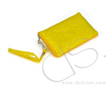 Zipper Series Leather Pouch iPhone 5 and 5S Case - Yellow