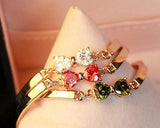 Princess Bowknot Red Crystal Bangle