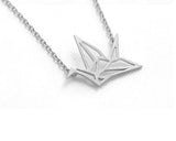 Peace Dove Silver Necklace